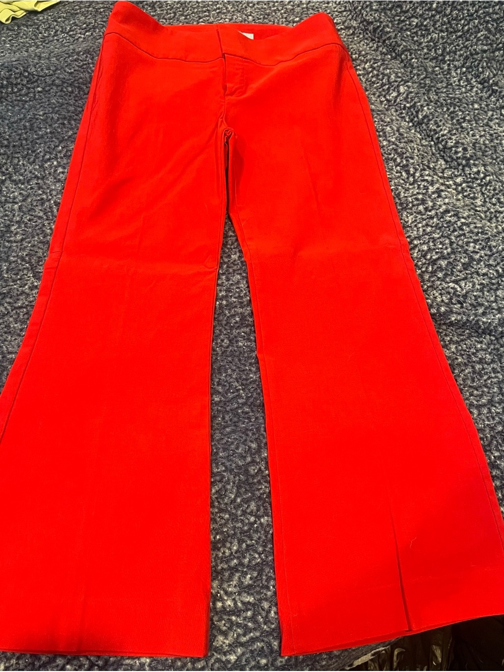 Zara Vintage Y2K Bright Red Flared Pants